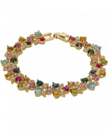 Rizilia Jewelry Multi Color Statement Bracelet