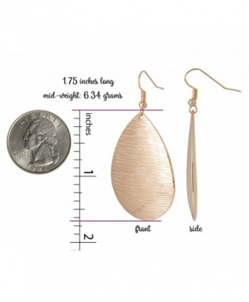 Silver Teardrop Earrings SPUNKYsoul Collection in Women's Drop & Dangle Earrings