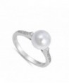 White Simulated Beautiful Sterling Silver