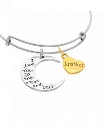 Pendants Brother Expandable Bangle Bracelet