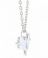 Dachshund Silhouette Necklace Jewelry Gift in Women's Pendants