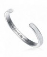 Motivation Inspirational Bracelet Austrian Engraved - Silver - CG1885LSZLO