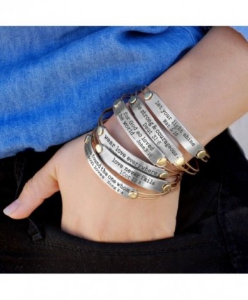 Let Your Light Shine Inspirational in Women's Bangle Bracelets