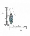 Sterling Silver Abalone Surfboard Earrings