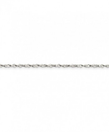 Sterling Silver Polished Sparkle Cut Necklace in Women's Chain Necklaces