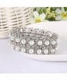 EVER FAITH Simulated Bracelet Silver Tone in Women's Stretch Bracelets