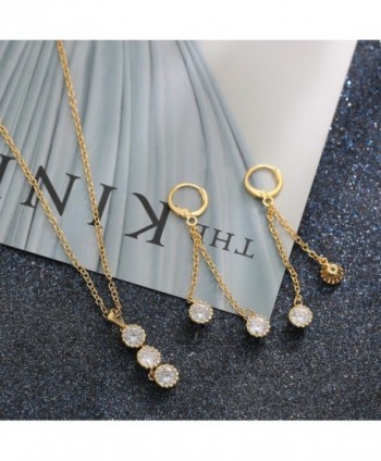 Pure Love Fashion Necklace Earrings in Women's Jewelry Sets
