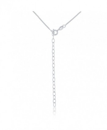 Sterling Silver Station Choker Necklace in Women's Choker Necklaces