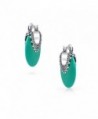Bling Jewelry Synthetic Turquoise Earrings