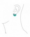 Bling Jewelry Synthetic Turquoise Earrings in Women's Hoop Earrings