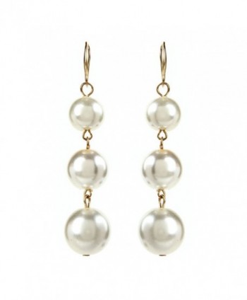 Pearl Ball Drop Earrings - CY182THYSQH