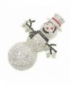 Faship Snowman Brooch Gorgeous Crystal in Women's Brooches & Pins