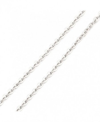 SHINYSO 24''- 2.0mm stainless steel Silver Women's Necklace O Chain - 24 Inch - CN11FZ764RX