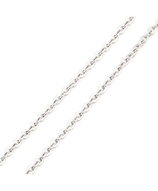 SHINYSO 24''- 2.0mm stainless steel Silver Women's Necklace O Chain - 24 Inch - CN11FZ764RX
