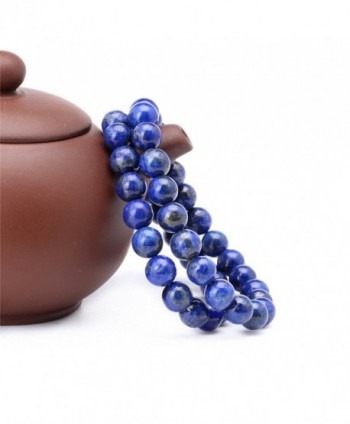 Afghanistan Lazuli Bracelet Stretchy Bracelets in Women's Charms & Charm Bracelets