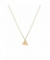 chelseachicNYC Handmade Tiny Jewel Brushed Metal Paper Plane Necklace - CI128982XLF