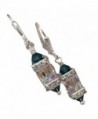 HisJewelsCreations Crystal Rhinestone Squardelle Earrings