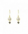 Mother of Pearl Hammer Drop Earring- Gold - CY185YII08Y