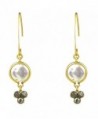 Mother Pearl Hammer Drop Earring