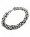 Stainless Steel Round Byzantine Chain Bracelet 8mm - C711HB846JR