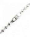 MyIDDr Pre Engraved Customized Dementia Bracelet in Women's ID Bracelets