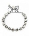 Mariana Clear Crystal Tennis Style Swarovski Crystal Bracelet 001001 - CO125MCW2AH