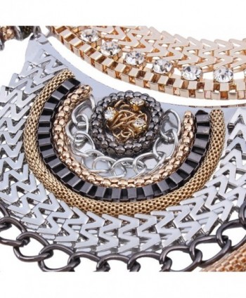 Ethnic Colorful Multiple Statement Necklace in Women's Chain Necklaces