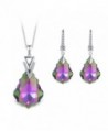 T400 Jewelers Swarovski Elements Waterdrop - Purple - C21802EIGWI