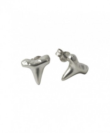apop nyc Shark Tooth Style Stud Earrings [Jewelry] - CR128A89QU9