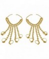 Matra Indian 18K Goldplated Haath Phool Panja Hand Slave Bracelet Jewelry - Gold - CW17YX9N0C8