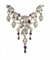 EVER FAITH Austrian Necklace Gold Tone in Women's Jewelry Sets