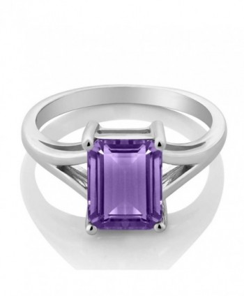 Sterling Amethyst Birthstone Solitaire Available