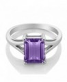 Sterling Amethyst Birthstone Solitaire Available
