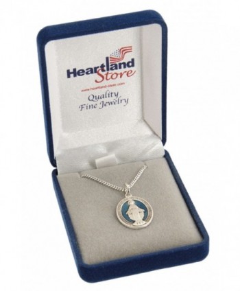 Womens Sterling Silver Miraculous Rhodium in Women's Pendants