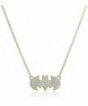 DC Comics 18k Gold Over Silver Batman Crystal Pendant Necklace - C011VUDZX69