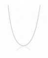 Solid Italian 925 Sterling Silver Very Thin .7mm Box Chain Necklace All Sizes 14" - 36" - CE11DMYXQS1