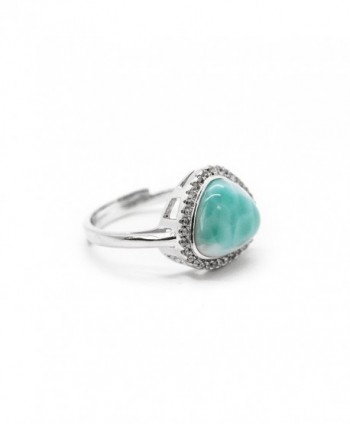 AZIEL Sterling Silver Zirconia Larimar