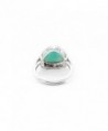 AZIEL Sterling Silver Zirconia Larimar in Women's Statement Rings