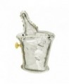PinMarts Rhinestone Champagne Bottle Bucket in Women's Brooches & Pins