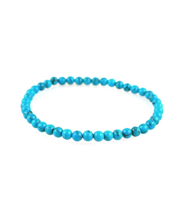Power Mini Simulated Turquoise Howlite Bracelet - Connecting - CR1172OT1YP
