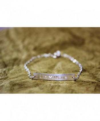 Personalized Bracelet Custom Wedding Coordinates in Women's ID Bracelets