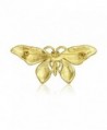 Bling Jewelry Plated Crystal Butterfly