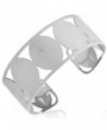 EDFORCE Stainless Steel Cross Virgin Mary Religious Christian Open End Cuff Bangle - CJ11EDZ1U31