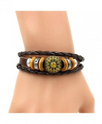 Christmas Amulet Braided Adjustable Bracelet in Women's Wrap Bracelets
