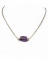 Amethyst Crystal Roundell Necklce Assembeled