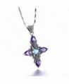 Merthus Created Amethyst Pendant Necklace in Women's Pendants