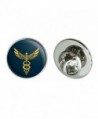 Caduceus Medical Symbol Doctor Nurse EMT Metal 0.75" Lapel Hat Pin Tie Tack Pinback - CW184XLKQIC