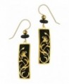 Adajio by Sienna Sky Black Column Floral Filigree Earrings 7439 - C0110I1MKS3
