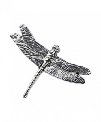 Creative Pewter Designs- Pewter Dragonfly Lapel Pin Brooch- Antiqued Finish- A034 - CV122X660VD