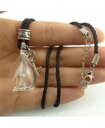 Perfume Bottle Necklace Essential Pendant